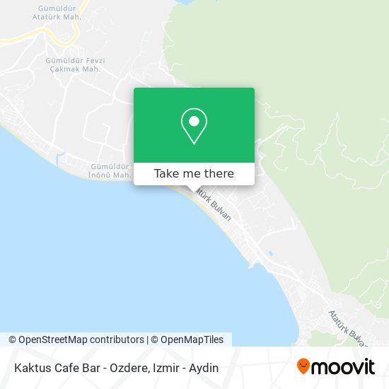Kaktus Cafe Bar - Ozdere map