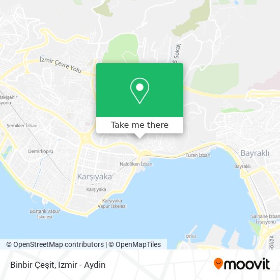 Binbir Çeşit map
