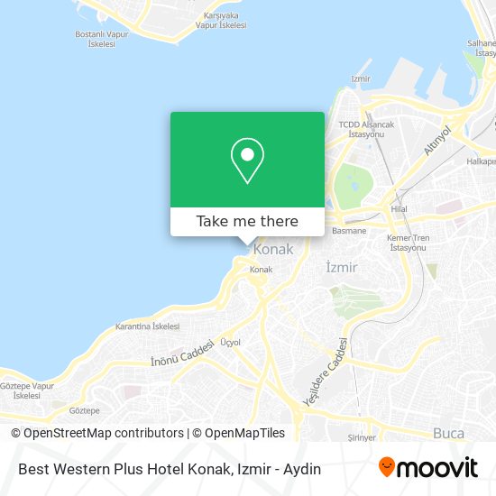 Best Western Plus Hotel Konak map