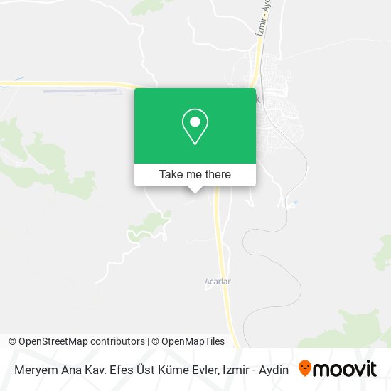 Meryem Ana Kav. Efes Üst Küme Evler map