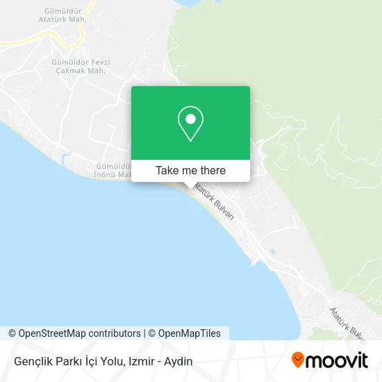 Gençlik Parkı İçi Yolu map