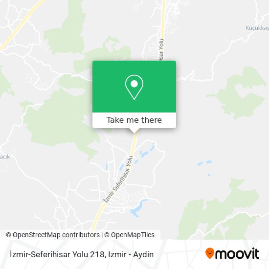İzmir-Seferihisar Yolu 218 map