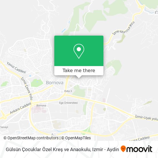 Gülsün Çocuklar Özel Kreş ve Anaokulu map
