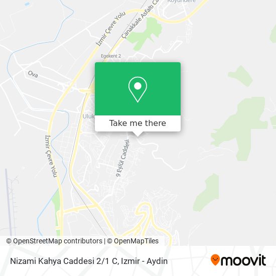 Nizami Kahya Caddesi 2/1 C map