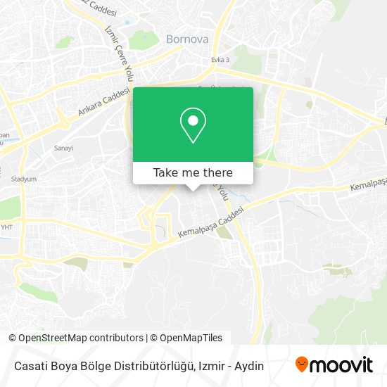 Casati Boya Bölge Distribütörlüğü map