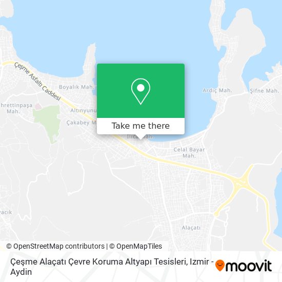 Çeşme Alaçatı Çevre Koruma Altyapı Tesisleri map