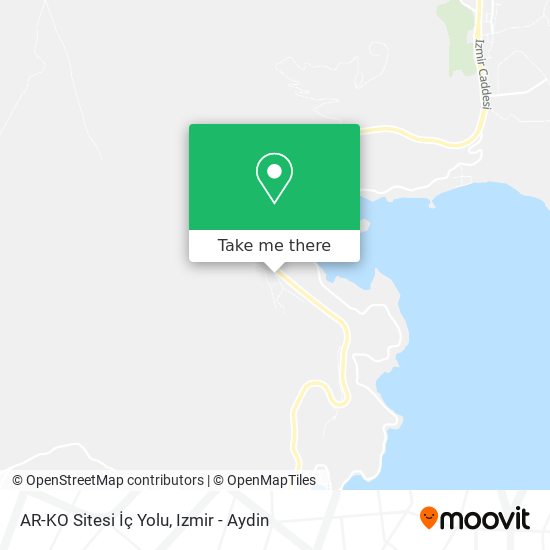 AR-KO Sitesi İç Yolu map