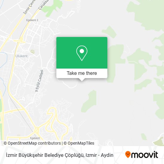 İzmir Büyükşehir Belediye Çöplüğü map
