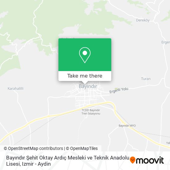 Bayındır Şehit Oktay Ardıç Mesleki ve Teknik Anadolu Lisesi map