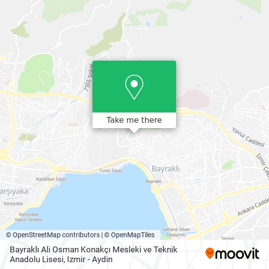 Bayraklı Ali Osman Konakçı Mesleki ve Teknik Anadolu Lisesi map