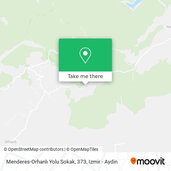 Menderes-Orhanlı Yolu Sokak, 373 map