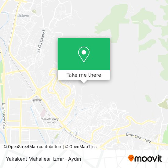 Yakakent Mahallesi map