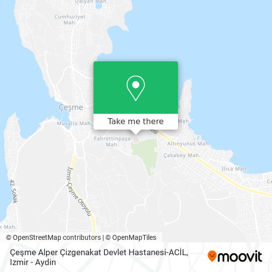 Çeşme Alper Çizgenakat Devlet Hastanesi-ACİL map