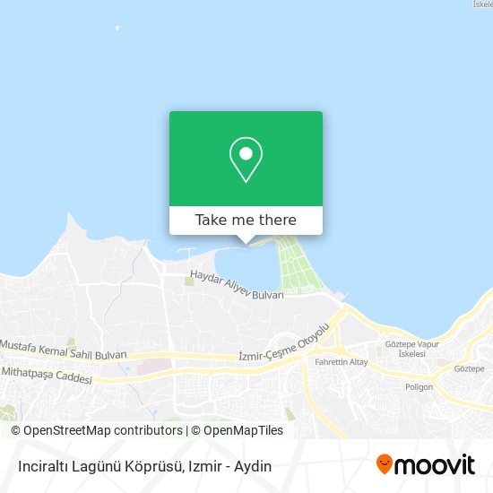 Inciraltı Lagünü Köprüsü map