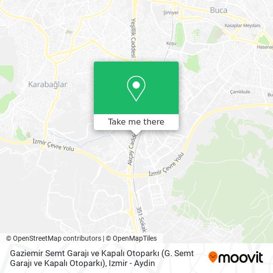Gaziemir Semt Garajı ve Kapalı Otoparkı map