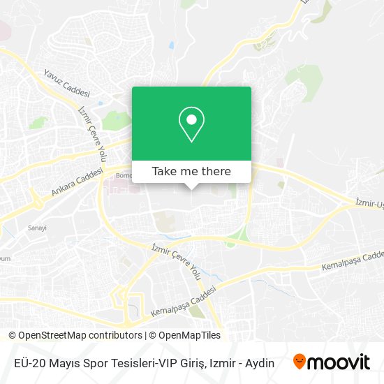 EÜ-20 Mayıs Spor Tesisleri-VIP Giriş map