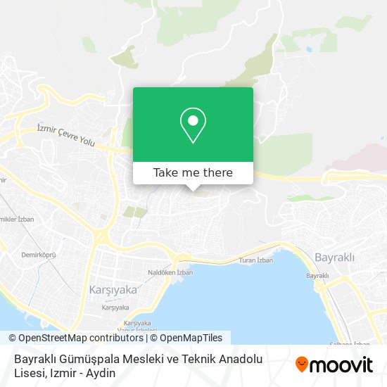 Bayraklı Gümüşpala Mesleki ve Teknik Anadolu Lisesi map