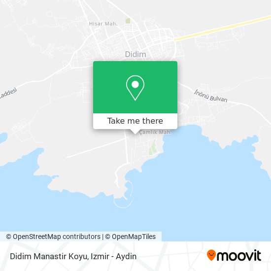 Didim Manastir Koyu map