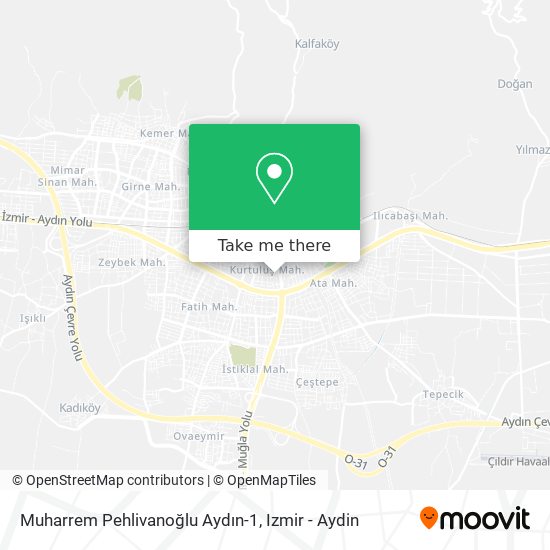 Muharrem Pehlivanoğlu Aydın-1 map