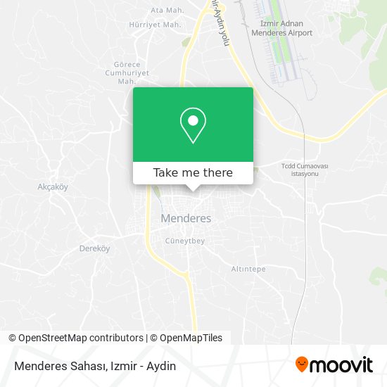 Menderes Sahası map