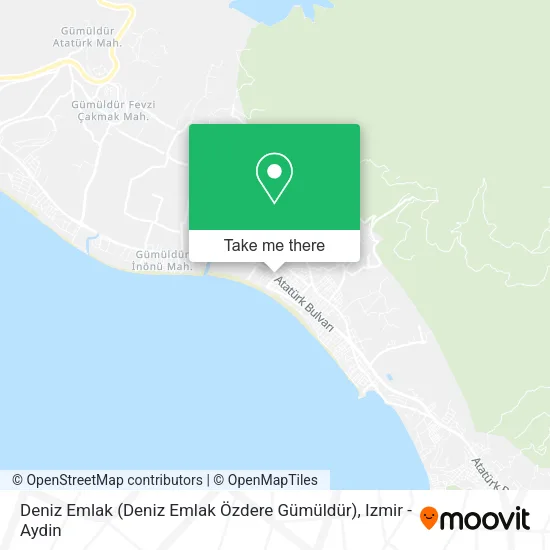 Deniz Emlak (Deniz Emlak Özdere Gümüldür) map