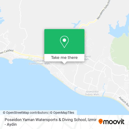 Poseidon Yaman Watersports & Diving School map