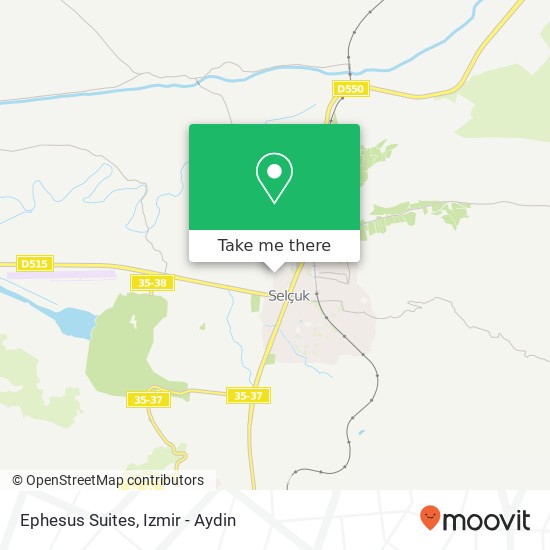 Ephesus Suites map