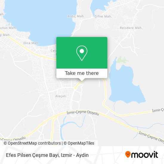 Efes Pilsen Çeşme Bayi map
