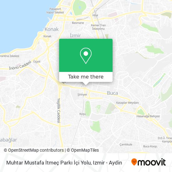 Muhtar Mustafa İtmeç Parkı İçi Yolu map
