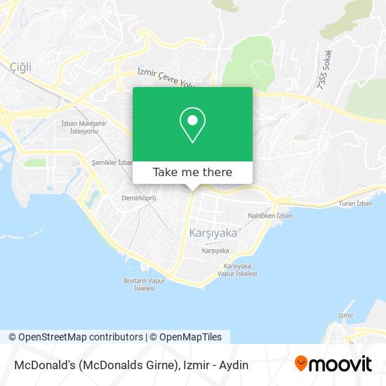 McDonald's (McDonalds Girne) map