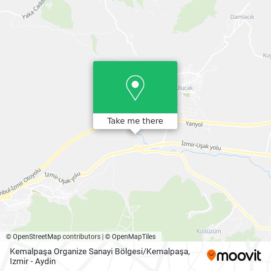 Kemalpaşa Organize Sanayi Bölgesi / Kemalpaşa map