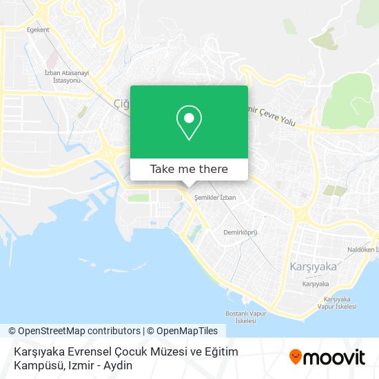Karşıyaka Evrensel Çocuk Müzesi ve Eğitim Kampüsü map