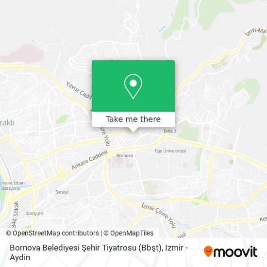 Bornova Belediyesi Şehir Tiyatrosu (Bbşt) map