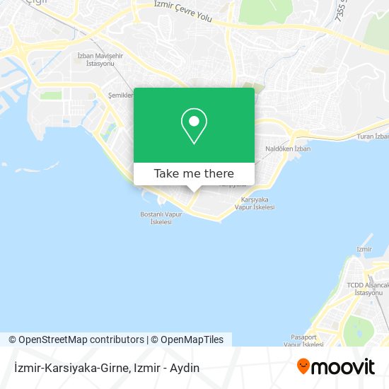 İzmir-Karsiyaka-Girne map