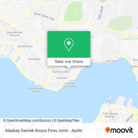 Alaybey Gevrek Boyoz Fırını map