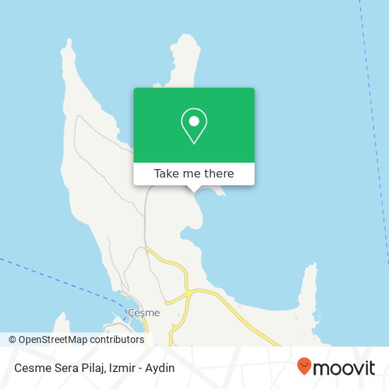Cesme Sera Pilaj map