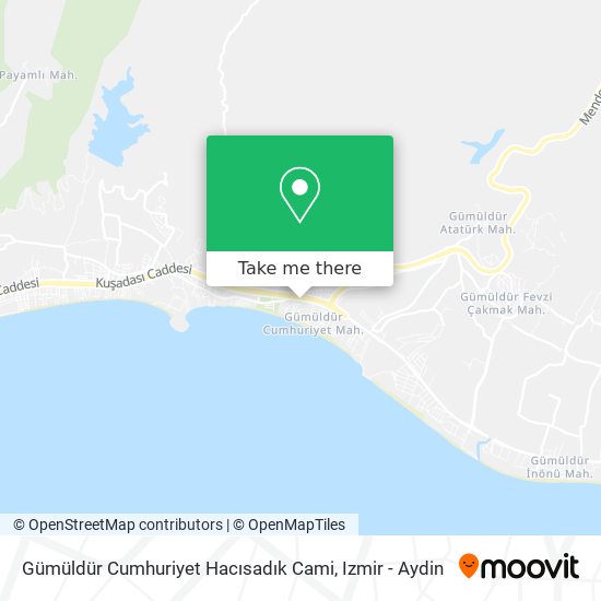 Gümüldür Cumhuriyet Hacısadık Cami map