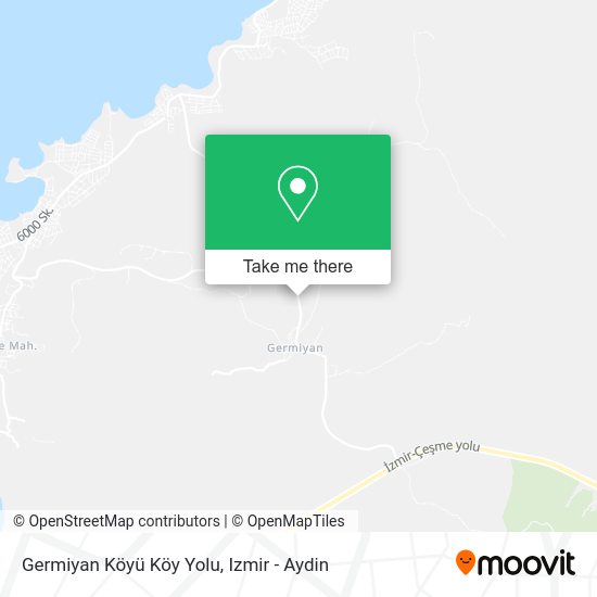 Germiyan Köyü Köy Yolu map