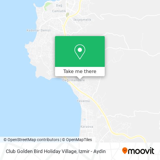 Club Golden Bird Holiday Village map