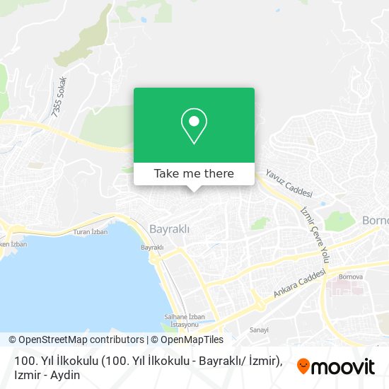 100. Yıl İlkokulu (100. Yıl İlkokulu - Bayraklı/ İzmir) map