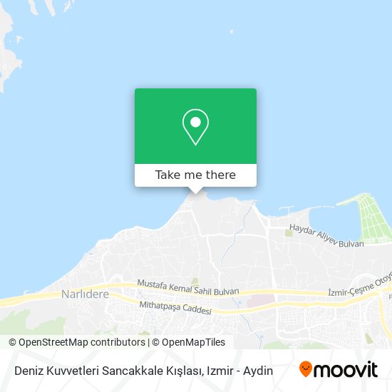 Deniz Kuvvetleri Sancakkale Kışlası map