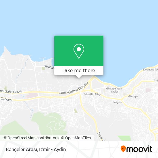 Bahçeler Arası map