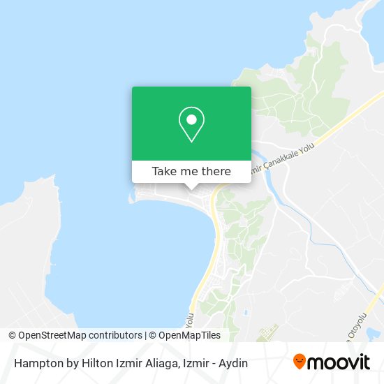 Hampton by Hilton Izmir Aliaga map