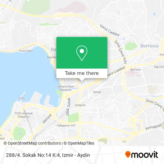288/4. Sokak No:14 K:4 map