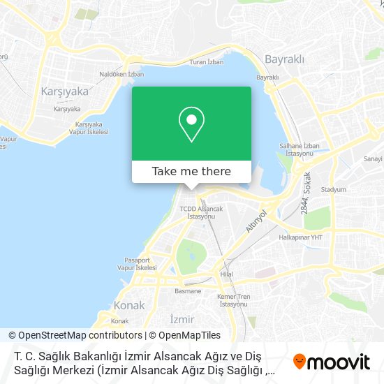 T. C. Sağlık Bakanlığı İzmir Alsancak Ağız ve Diş Sağlığı Merkezi map