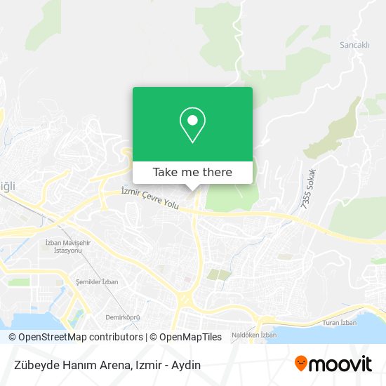Zübeyde Hanım Arena map