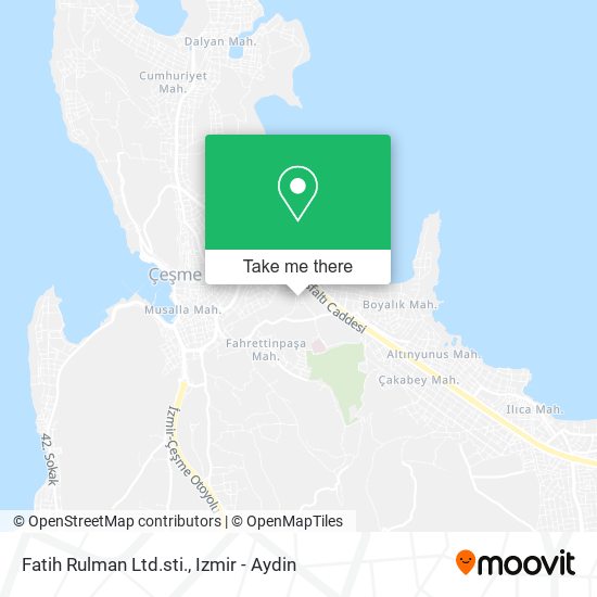 Fatih Rulman Ltd.sti. map