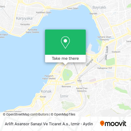 Arlift Asansor Sanayi Ve Ticaret A.s. map