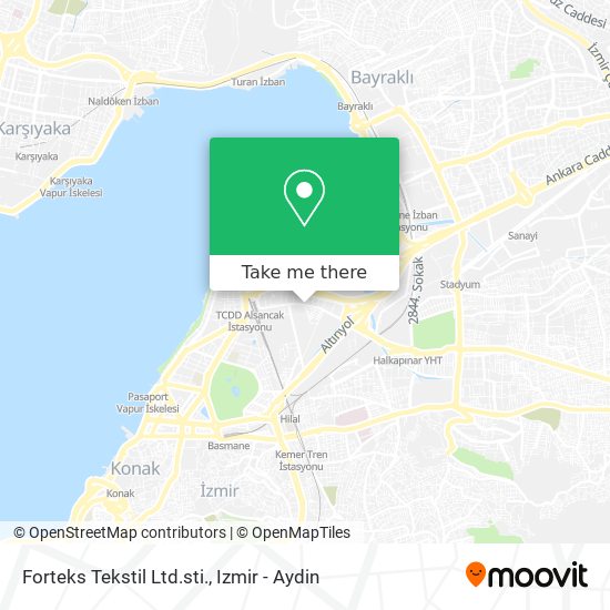 Forteks Tekstil Ltd.sti. map