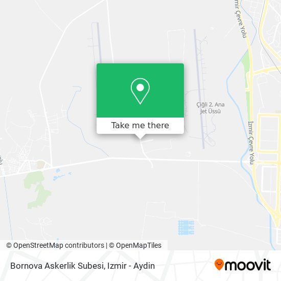 Bornova Askerlik Subesi map